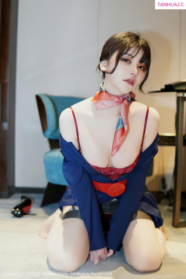   [XiuRen]高清写真图 2022.12.27 No.6048 桃桃子_ 空姐制服第48张图片
